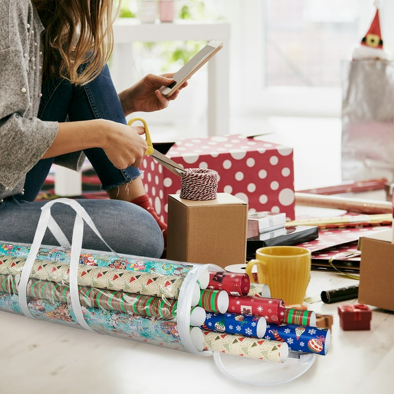 Gift bag and wrapping paper storage hotsell