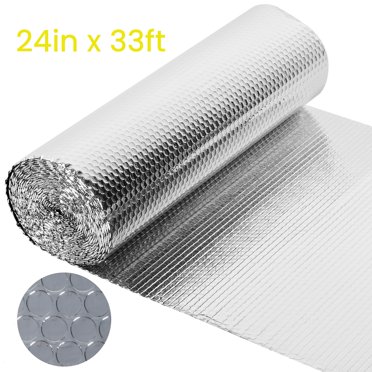 Reflective FRK Foil Faced Fiberglass Duct Insulation HVAC Pipe Wrap 2 R6 4X100
