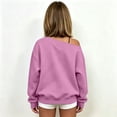 thumbnail image 5 of Vividxx Sweatshirts For Girls Off Shoulder Long Sleeve Sweatshirt Kids Solid Color Cozy Everyday Pullovers Tops Relaxed Fit Stylish Classic 3-4 Years, 5 of 5
