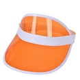 thumbnail image 2 of Transparent Visor Hats UV-proof Sweat Absorb Outdoor Supplies Sun Protection Transparent Beach Visor Cap for P, 2 of 8
