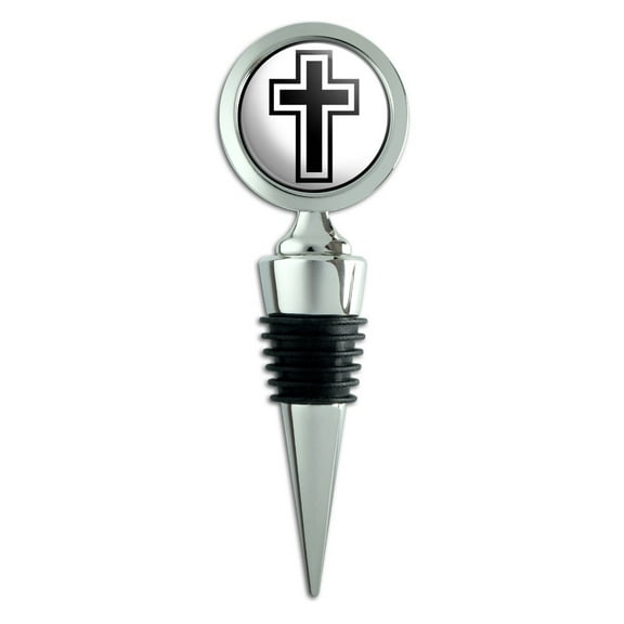 Cross Christian Religious Wine Bottle Stopper