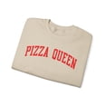 thumbnail image 3 of Pizza Queen Sweatshirt Gifts Crew Neck Shirt Long Sleeve Unisex, 3 of 7