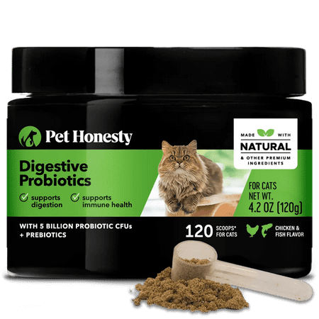 UPC: 0850005524540 | Digestive Probiotics Powder For Cats (Chicken & Fish Flavor)