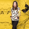 thumbnail image 3 of Sudaderas con capucha de cabeza de calabaza de terror para hombre y mujer, jersey de fiesta divertido, camisa informal, ropa de calle para Halloween, 3 of 3