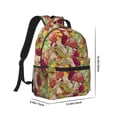 thumbnail image 2 of Yiaed Bright Mushrooms Print School Backpack College Backpack Daypacks for Students High School Spacious and Durable Daypack for Work and Travel-One Size, 2 of 6