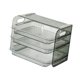 thumbnail image 4 of Estante para platos laterales, organizador para refrigerador, estante multiusos para almacenar alimentos, estante para alimentos de varias capas. verde 3 capas, 4 of 9
