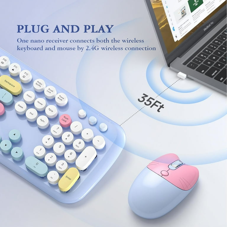 Free Shipping! MOFII Wireless Keyboard and Mouse Combo 2.4