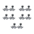 thumbnail image 1 of Sonducket Pendientes de circonita de 5 uds., accesorio de decoración elegante a la moda, pendientes pequeños, regalo de cumpleaños, decoración de Ropa, zapatos y accesorios Miscelánea Negro S Sonducket AP009683-14B, 1 of 6