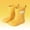 Yellow, variant on Kids Rain Boots Mid Calf Waterproof On Hiking Camping Boots Rain Boots For Kids Non Rubber Sole Cushioned Flexible Outdoor Wading Footwear US:3/11-11.5 Years