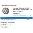 thumbnail image 2 of Flex Plate - Compatible with 2002 - 2006 Chevy Avalanche 2500 8.1L V8 2003 2004 2005, 2 of 2