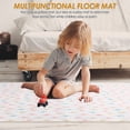 thumbnail image 6 of Dznils Baby Splat Mat for Under High Chair, Waterproof Spill Mat, Anti-Slip Floor Mat, 43" × 43", 6 of 7