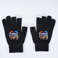 thumbnail image 5 of Guantes de dibujos animados de Sonic The Hedgehog, guantes de invierno cálidos y gruesos para niños, guantes de ciclismo al aire libre, guantes de punto, 5 of 5