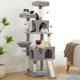 thumbnail image 3 of Speedy Pet Multifunctional Chair Creative Cube House with Scratching Removable Pad Cushions Pet Activity Cat Tree with Ball ShopWise Round, 3 of 12