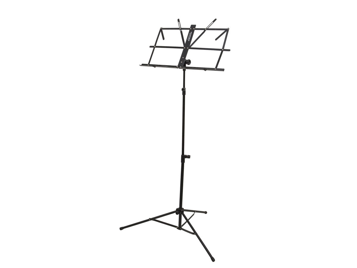 Red On-Stage SM7122RB Compact Folding Sheet Music Stand with Bag
