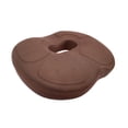 thumbnail image 4 of Cojín de asiento de espuma viscoelástica, cojín para silla, almohadilla ergonómica para sentarse, ideal para juegos y aviones. café, 4 of 9