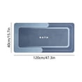 thumbnail image 3 of Antqov Bath Mat 16x47" Non Slip Long Bathroom Runner Thin Quickly Dry Bathroom Rugs Washable Bath Rug for Bathroom Home Floor, 3 of 6