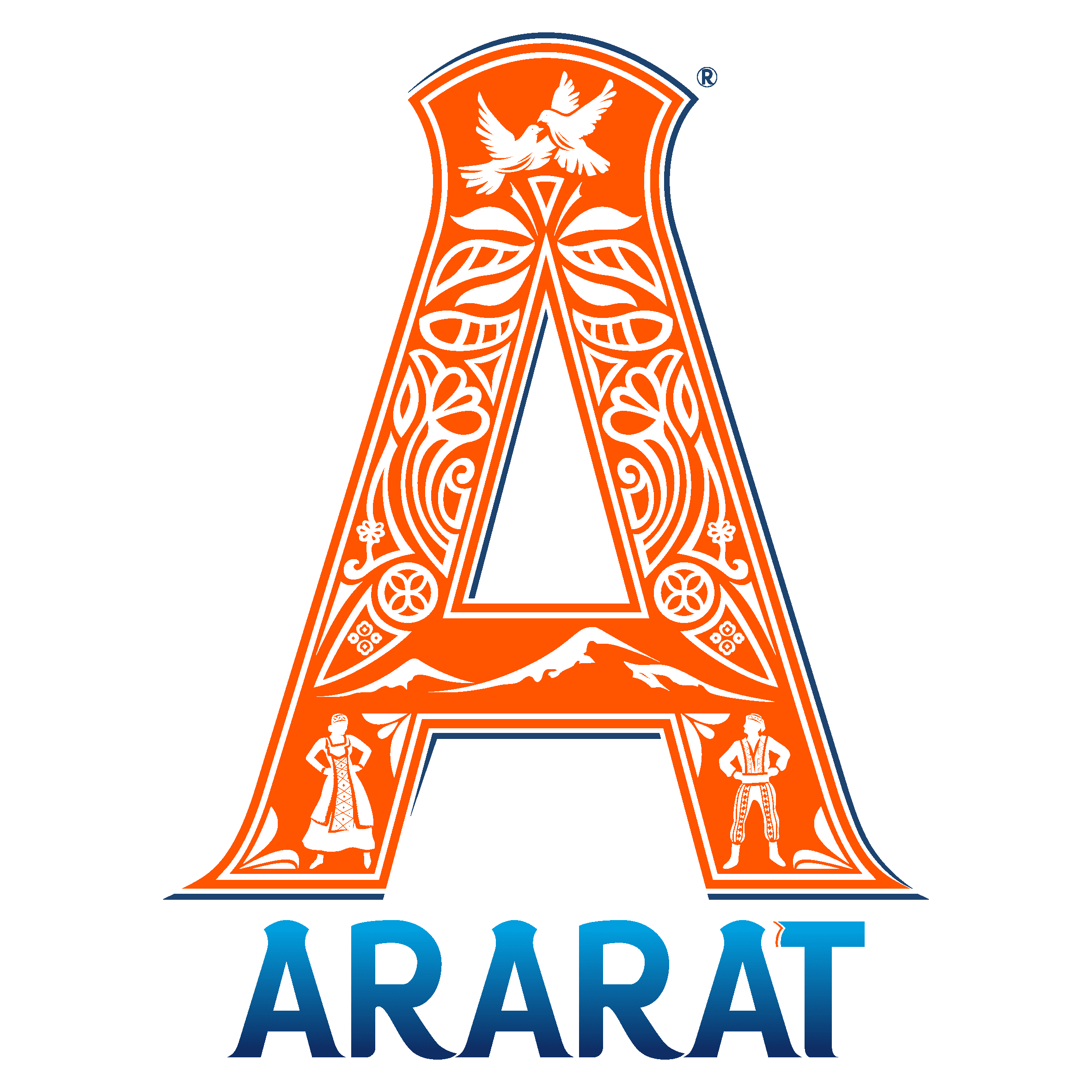 ARARAT glass 7.2-Liter Sparkling High Mineral Water CASE