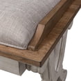 thumbnail image 5 of Farmhouse Reimagined White Bed Bench, 5 of 5