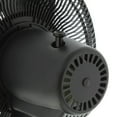 thumbnail image 3 of Comfort Zone Ventilateur de Table Oscillant Réglable 12 Pouces 3 Vitesses, Noir, 3 of 8