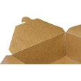 thumbnail image 2 of Watson Distributing #1 Take-Out Container Microwaveable Folded Paper 5" X 4.25" X 2.5" 450/Case, 2 of 5