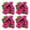 A538 B 17.7x13.0x2.8", variant on Pack Of 4 Geraniums Bundles Full Silk Flower Geranium Bush Red Color For Home Garden Wedding Indoor Outdoor (Pack Of 4) Artificial flowers