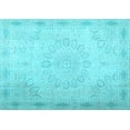 thumbnail image 1 of Ahgly Company Indoor Rectangle Abstract Light Blue Contemporary Area Rugs, 2' x 3', 1 of 4