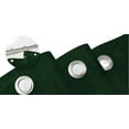thumbnail image 3 of Dependable Industries Inc. Essentials Bathroom Magnetized Shower Curtain Liner with Metal Grommets Waterproof Hunter Green, 3 of 5