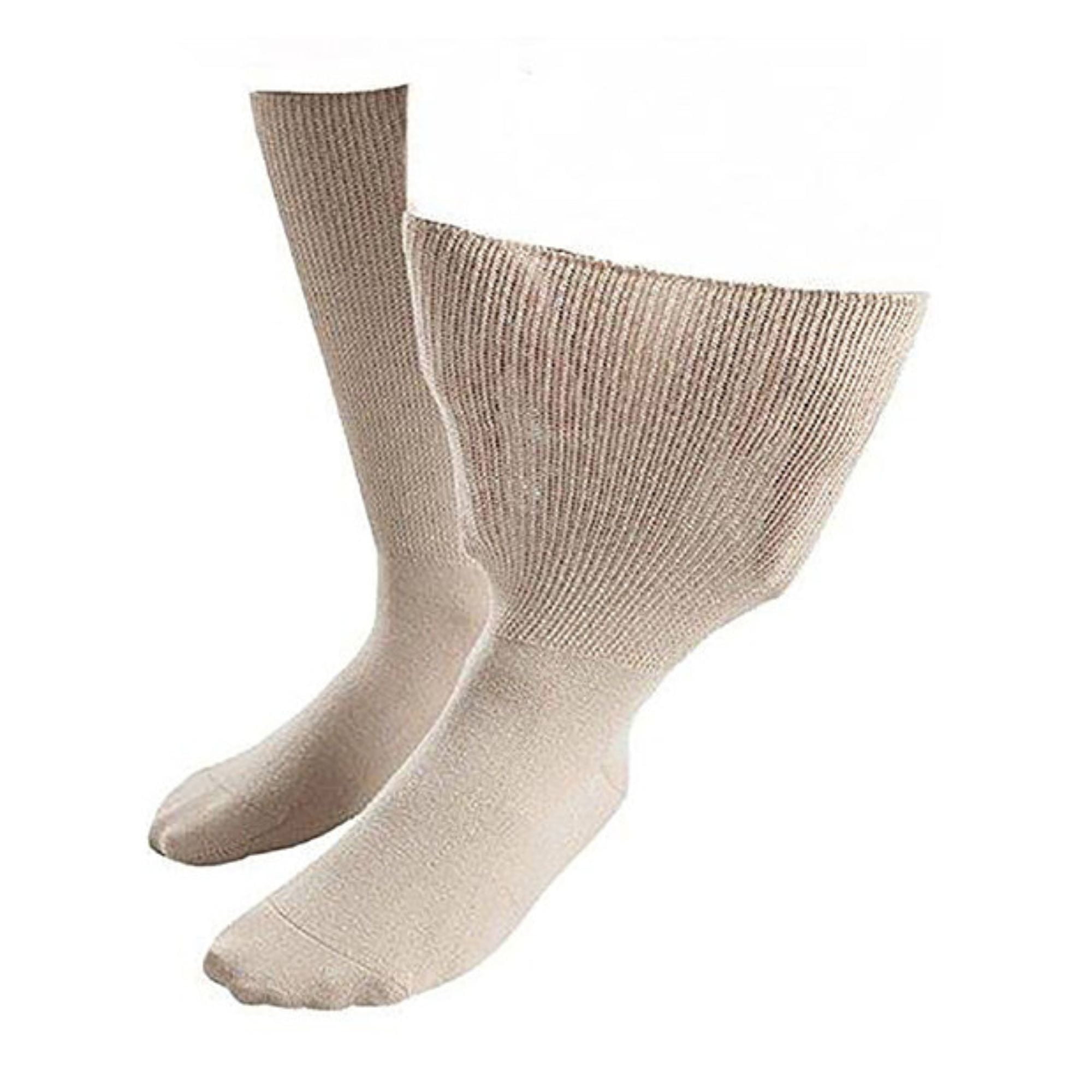 IOMI Mens & Womens Extra Wide Soft Cotton Oedema Socks for Swollen Feet