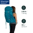 thumbnail image 2 of Mochila de mochilero Osprey Ace 38 L para niños con toldo verde, 2 of 9