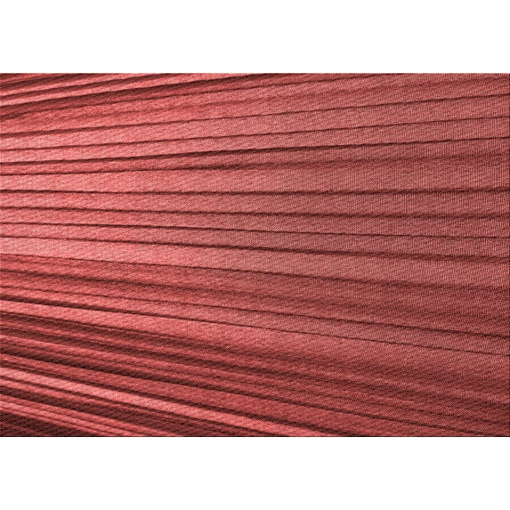 Ahgly Company Machine Washable Indoor Rectangle Transitional Red Area Rugs, 6' x 9'