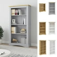 thumbnail image 2 of vidaXL 3/4-Tier Bookcase Mexican Pine Corona Range Multi Colors 39.4"/59.1", 2 of 26