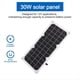 thumbnail image 3 of Panel Solar de 12 V 30 W para Coche, Furgoneta, , Caravana, Cargador de Batería Portátil, Panel de Carga Solar, 3 of 5