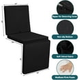 thumbnail image 2 of 3-in-1 Recliner Seat Cushion with Lumbar Support Pillow & Footrest, Multi-Functional Adjustable Height 2" to 6" for You to Choose, Non-Slip Foam Chair Cushion for Elderly, Black, 2 of 7