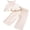 Ivory, variant on BemeyourBBs Little Girl Pants Set Solid Sleeveless Ruffle Cami Tops Wide Leg Pants