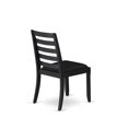 thumbnail image 6 of Luxe by East West Furniture Dining Room Chair with Black Linen Fabric and upholstered back, 6 of 7