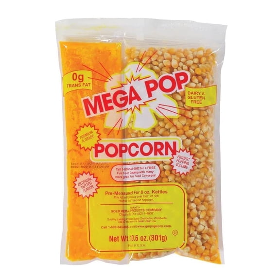 Perfectware 10.6oz Popcorn Portion Packs- Case of 24 Packs
