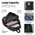 thumbnail image 4 of Disketp Colorful Underwater Sea Turtle Mochila Estampada de Gran Capacidad con Lonchera y Estuche, Set de 3 Piezas para Estudiantes, 4 of 7