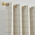 thumbnail image 2 of Threadmade Brighton Grommet Window Curtain Panel, Gray - 52"W x 95"L, 2 of 4