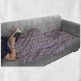 thumbnail image 5 of Vintage Soft Flannel Fleece Throw Blanket, Repetitive Vibrant Tones Hand Drawn Circles Motifs Retro Illustration, Cozy Plush for Indoor and Outdoor Use, 50" x 60", Pale Mauve and Pink, by Ambesonne, 5 of 5