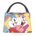 thumbnail image 2 of Tiny Toons Looniversity Cartoon Portable Lunch Bags Insulation Lunchbag Thermal Bento Bag Lunch Box Reusable Picnic Bag Snack Bag Ice Bag, 2 of 9
