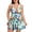 Leaf Print, variant on RELLECIGA Womens Swimwear V Neck Front Shirring One Piece Skirt Swim Dress Bathing Suits