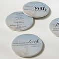 thumbnail image 5 of Coasters for Drinks with Bible Verses, Set of 6 Sky Blue Absorbent Drinks Coasters with Holder Ceramic Drink Coaster with Cork Backing for Table Protection, Christian Gifts, 5 of 6