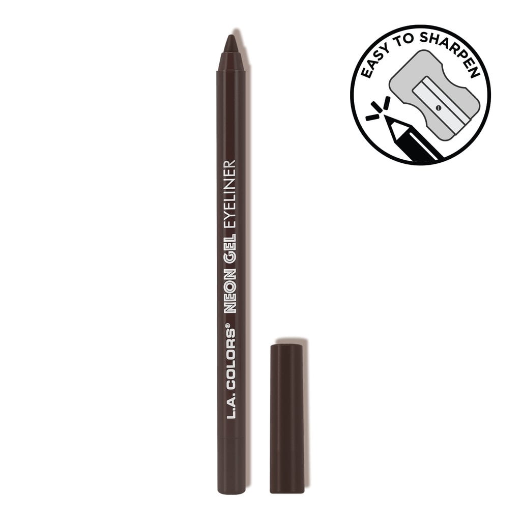 (3 pack) L.A. COLORS Gel Eyeliner, Black Brown, 0.05 fl oz