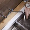 thumbnail image 5 of bwe nsf no lead faucet commercial sink wall mount faucet 8 swivel spout 8 inch center, 5 of 9