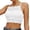 a-166White38, variant on Womens High Neck Thin Spaghetti Strap Allover Floral Scalloped Lace Built In Pads Slim Fit Casual Bralette Camisole For Ladies Daily Shopping Underlayer Daily Wear XL