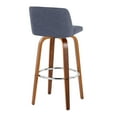 thumbnail image 6 of Toriano 30" Fixed-Height Bar Stool, Bar Chairs, Swivel Bar Stools, Bar Stools Set of 2, 6 of 6