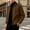 Khaki, variant on Liuinsasek Men's Casual Jacket Solid-Color Lined Long-Sleeve Zip-Up Jacket Simple and Versatile for Fall/Winter Fashion Outfits