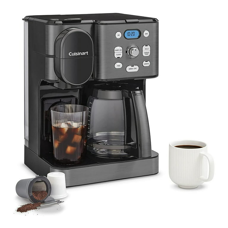 Cuisinart 2-IN-1 Center Combo Brewer Coffee Maker, Black Stainless - Yahoo  Shopping