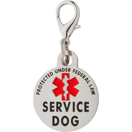 - Double Sided Service Dog Small Breed Federal Protection Tag