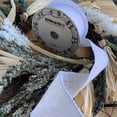 thumbnail image 3 of Off White Fabric Burlap Woven Ribbon - 2 1/2" x 10 Yards, Wired Edge, Wedding, Reception, Christmas, Wreath, 3 of 3